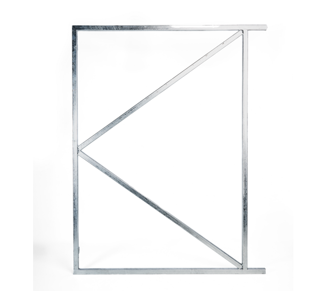 Verstelbare poortframe verzinkt 120x155cm 01