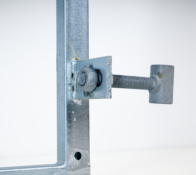 Verstelbare poortframe verzinkt 150x155cm 04