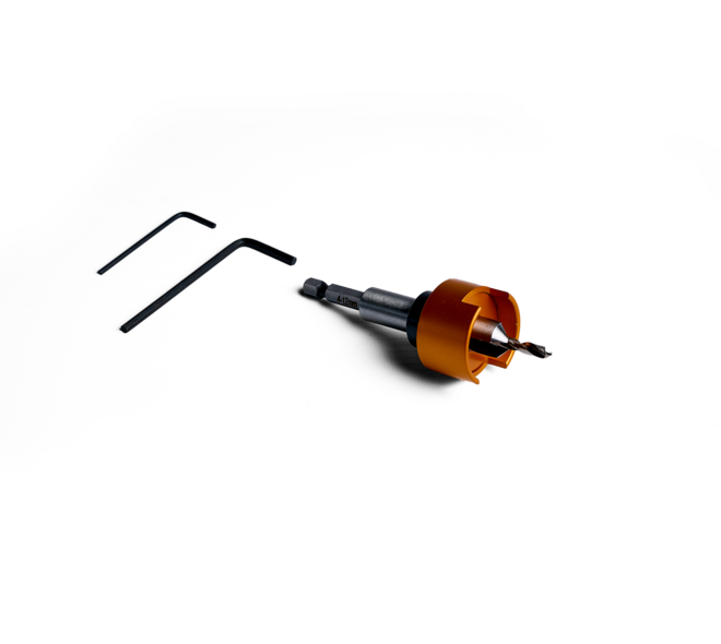 Vector Verstelbare Verzinkboor stopring 4,0mm 01