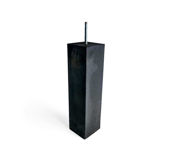 Betonpoer Egaal 15x15x58cm incl. draadeind 01