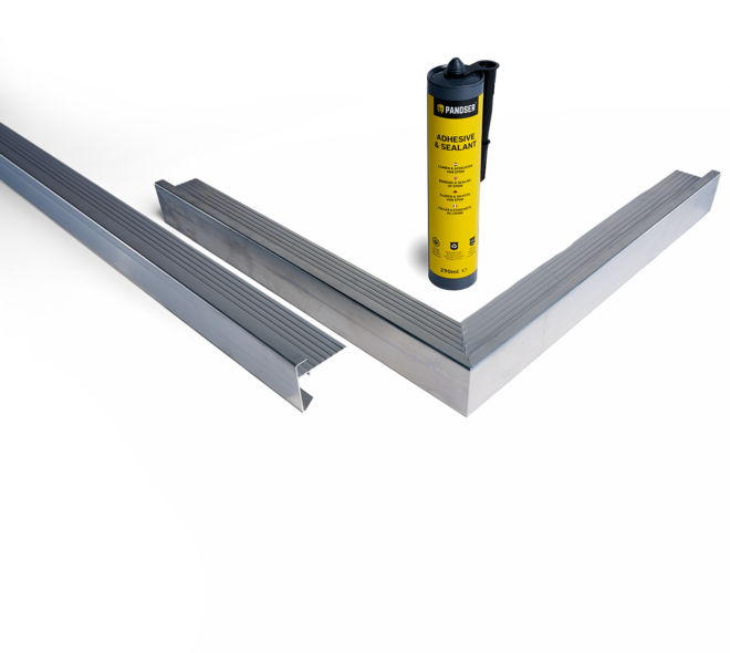 Daktrimpakket 45x45mm aluminium 300x300cm 01