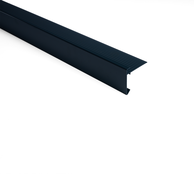 Daktrim 60x64mm aluminium 2,5m antraciet 01