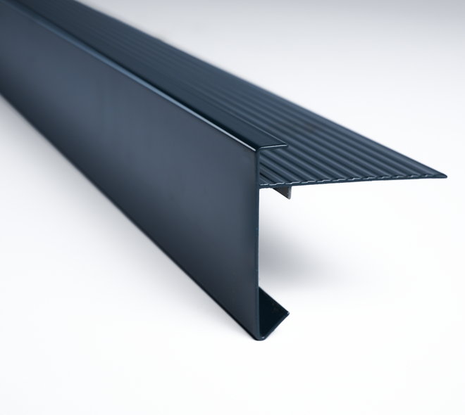 Daktrim 60x64mm aluminium 2,5m antraciet 02