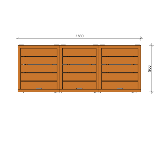 Bouwpakket Container ombouw Trio 03
