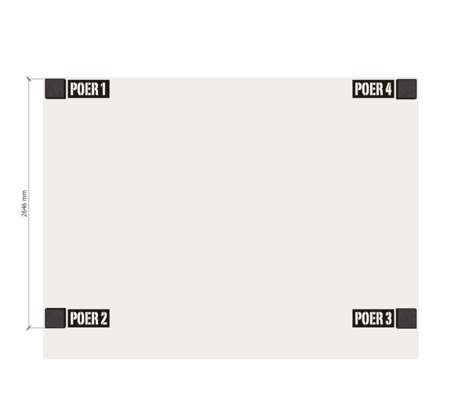 Douglas Overkapping Klassiek 3x4m. | Type 23 04