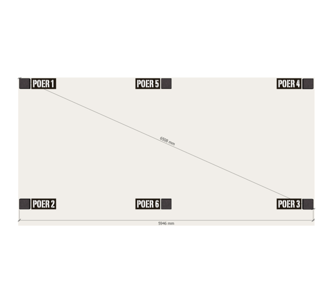 Douglas Overkapping Klassiek 3x6m. | Type 63 05