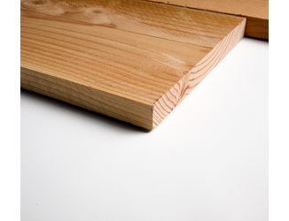 Douglas plank 2,7x25cm fijnbezaagd 4m 02
