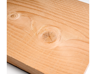 Douglas plank 2,7x25cm fijnbezaagd 4m 04