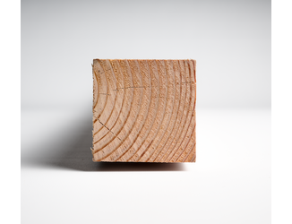 Douglas paal 7x7cm fijnbezaagd 2m 04