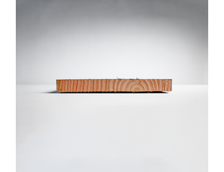 Douglas plank 2,2x20cm fijnbezaagd zwart 2m 06