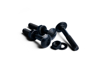 Slotbout M8x50mm Zwart