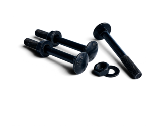 Slotbout M8x70mm Zwart