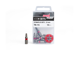 Dynaplus Schroefbit TX-15 Rood (10 stuks)