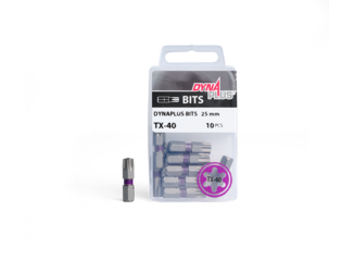 Dynaplus Schroefbit TX-40 Paars (10 stuks)
