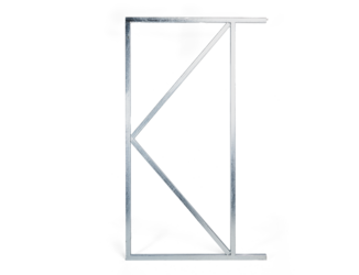 Verstelbare poortframe verzinkt 90x155cm