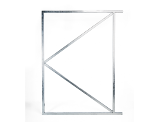 Verstelbare poortframe verzinkt 120x155cm