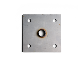 RVS-stelplaatje 9x9cm