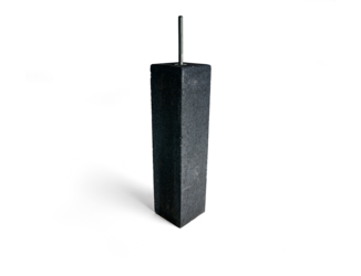 Betonpoer Oud Hollands 15x15x60cm incl. draadeind