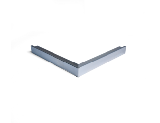 Buitenhoek daktrim 45x45mm aluminium 40x40cm brute
