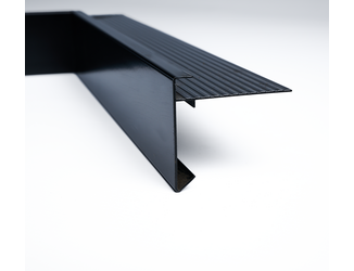Binnenhoek daktrim 60x64mm aluminium 40x40cm zwart 02