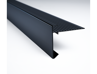 Daktrim 60x64mm aluminium 2,5m zwart 02