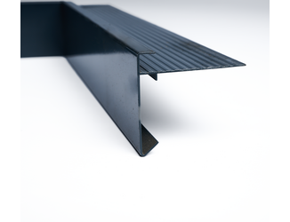 Binnenhoek daktrim 60x64mm aluminium 40x40cm antraciet 02