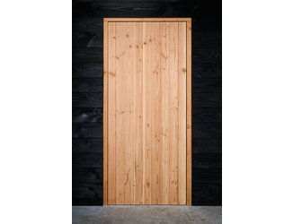 Opgeklampte deur enkel 88,9x208cm+kozijn 100x214,7cm