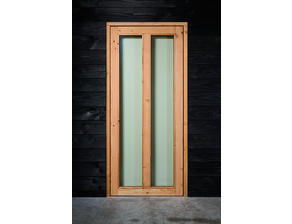 Douglasdeur enkel 2-ruits 88,9x208cm+koz 100x214,7cm LD