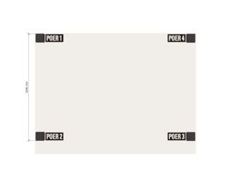 Douglas Overkapping Klassiek 3x4m. | Type 23 04