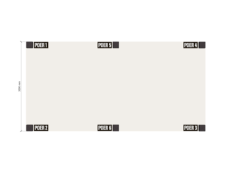 Douglas Overkapping Strak 3x6m. | Type 01 04